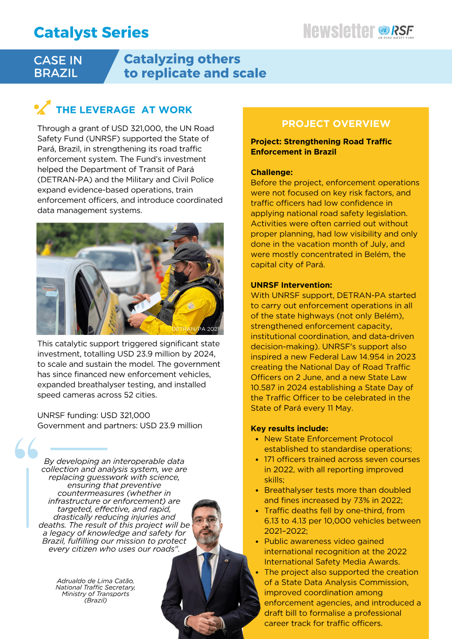 Catalyst Series Case in Brazil – Strengthening Road Traffic Enforcement in Brazil thumbnail